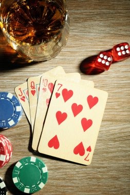 Live blackjack dealer at dewa live studio table with cards and betting layout